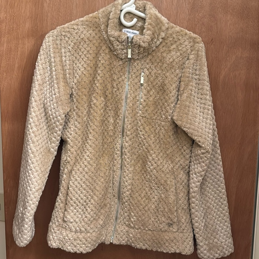 Fuzzy Calvin Klein jacket